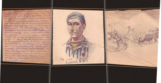 Ausstellungsgrafik der Eingangswand