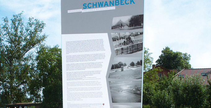 Grenzstele in Schwanbeck