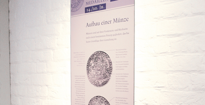 Thementafel zum Aufbau einer Münze